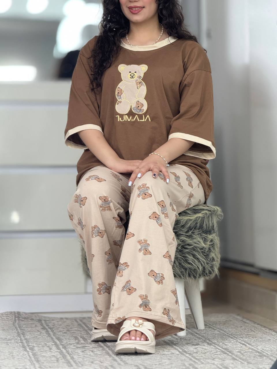 ست بگی طرحدار خرسی کد ۶۰۵۰